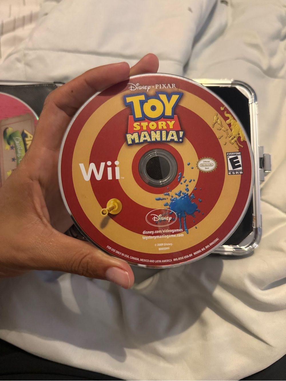 💛 3 for $15 💛 Disney Toy Story Mania! Wii Game Disc - Red, Yellow & Blue